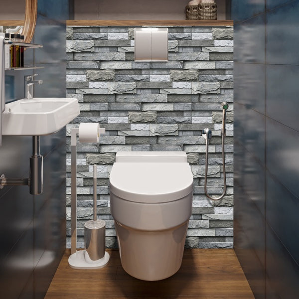 Marble Wall Stickers Self-Adhesive Wallpaper | Kitchen Bathroom Backsplash PVC Removable Decor