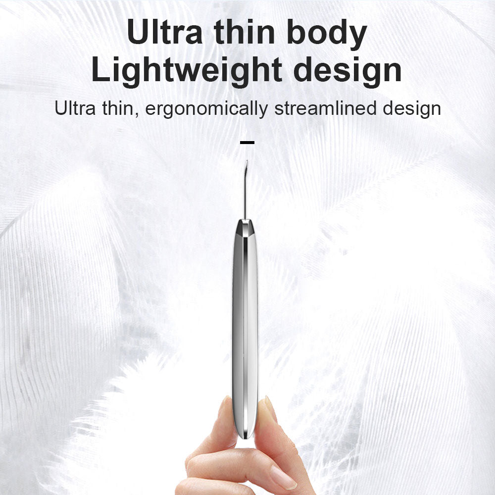 Electric Ultrasonic Skin Scrubber Face Spatula | Handheld Facial Cleansing & Tightening Tool