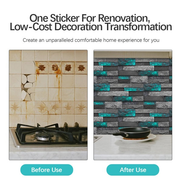 Modern Green Marble Peel & Stick Wallpaper | Removable Self-Adhesive PVC Wall Sticker