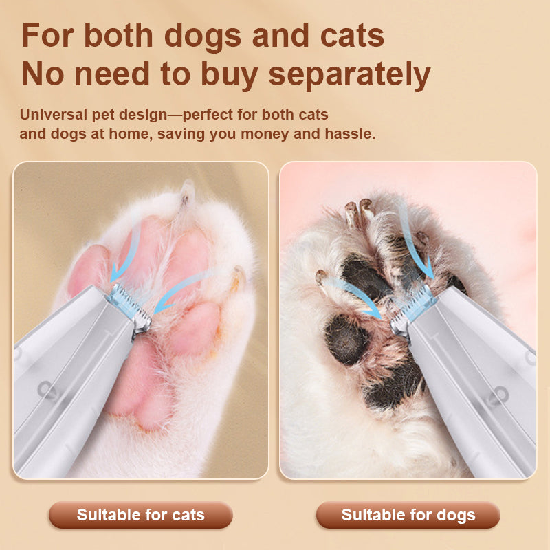 Self-Priming Pet Paw Hair Trimmer