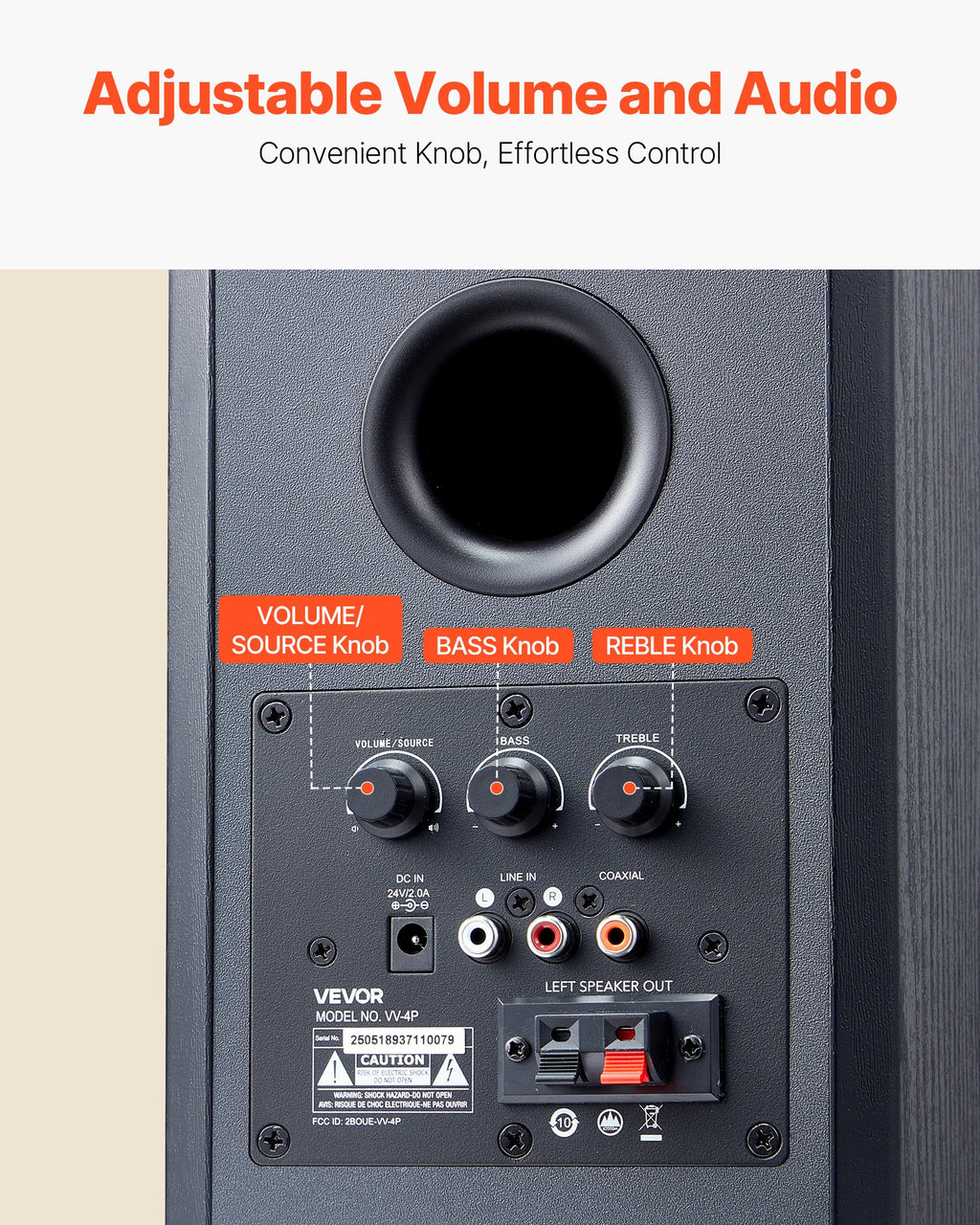 Active Powered Bookshelf Studio Monitor Speakers | 20W x2 Bluetooth