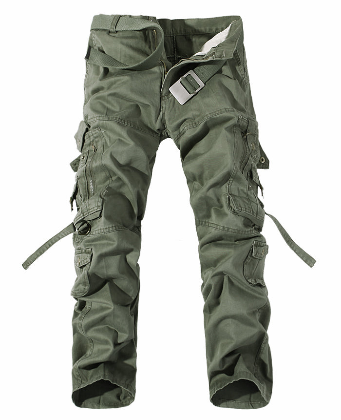 Men's Multi-Pocket Cargo Pants | Washed Durable Casual Outdoor Trousers Grass green Without belt 0 7bd15e54-7102-45e9-9797-03e28731972b FIOLKA BOUTIQUE