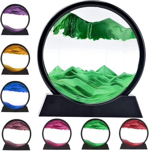 3D Dynamic Sand Art Liquid Motion Picture | Round Glass Deep Sea Sandscape Desk Toy 5 7fbfc547-0c29-452d-82d9-690007fa84a8 FIOLKA BOUTIQUE