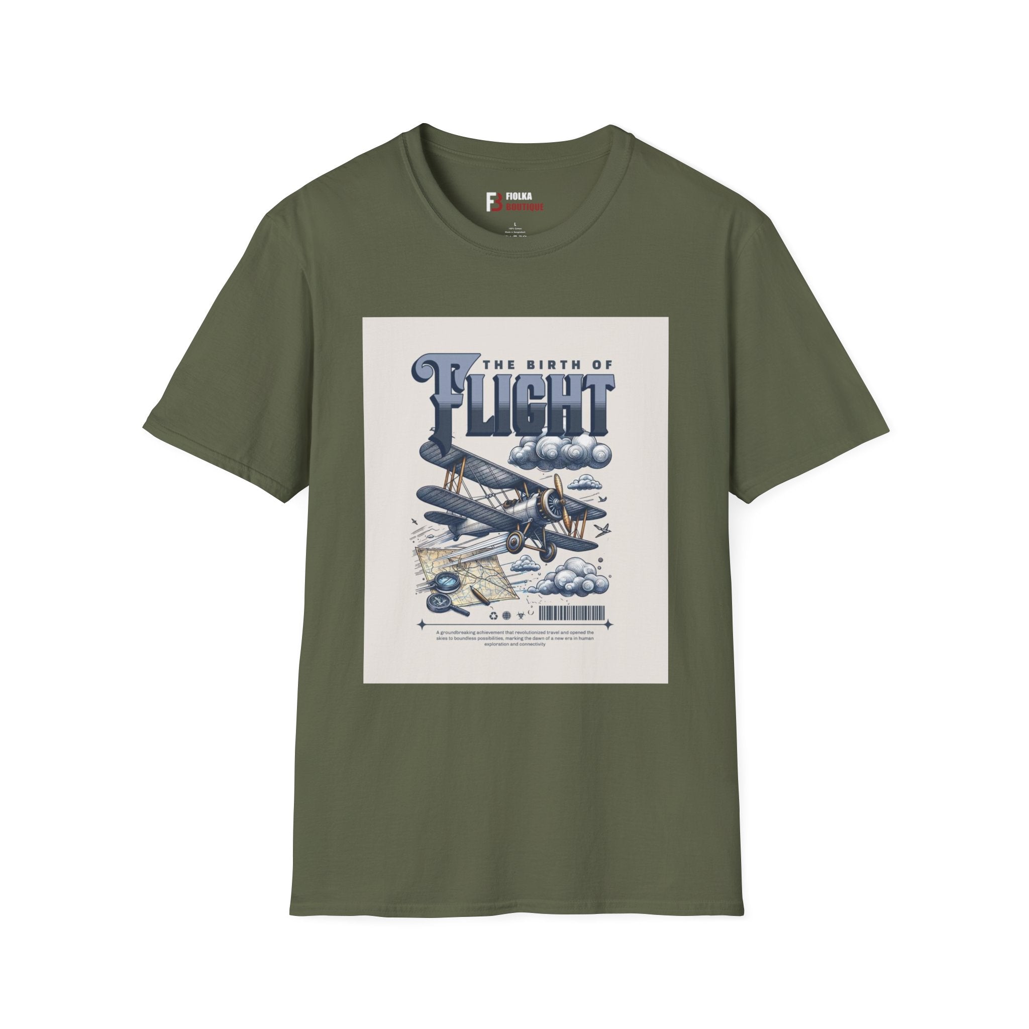 Unisex Softstyle T-Shirt 18 Military Green T-Shirt 8122262855706886615_2048 Printify