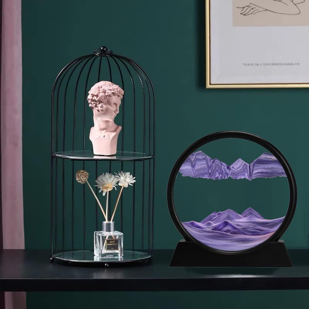 3D Dynamic Sand Art Liquid Motion Picture | Round Glass Deep Sea Sandscape Desk Toy 5 81ead273-549f-4097-8c98-00188a60760d FIOLKA BOUTIQUE
