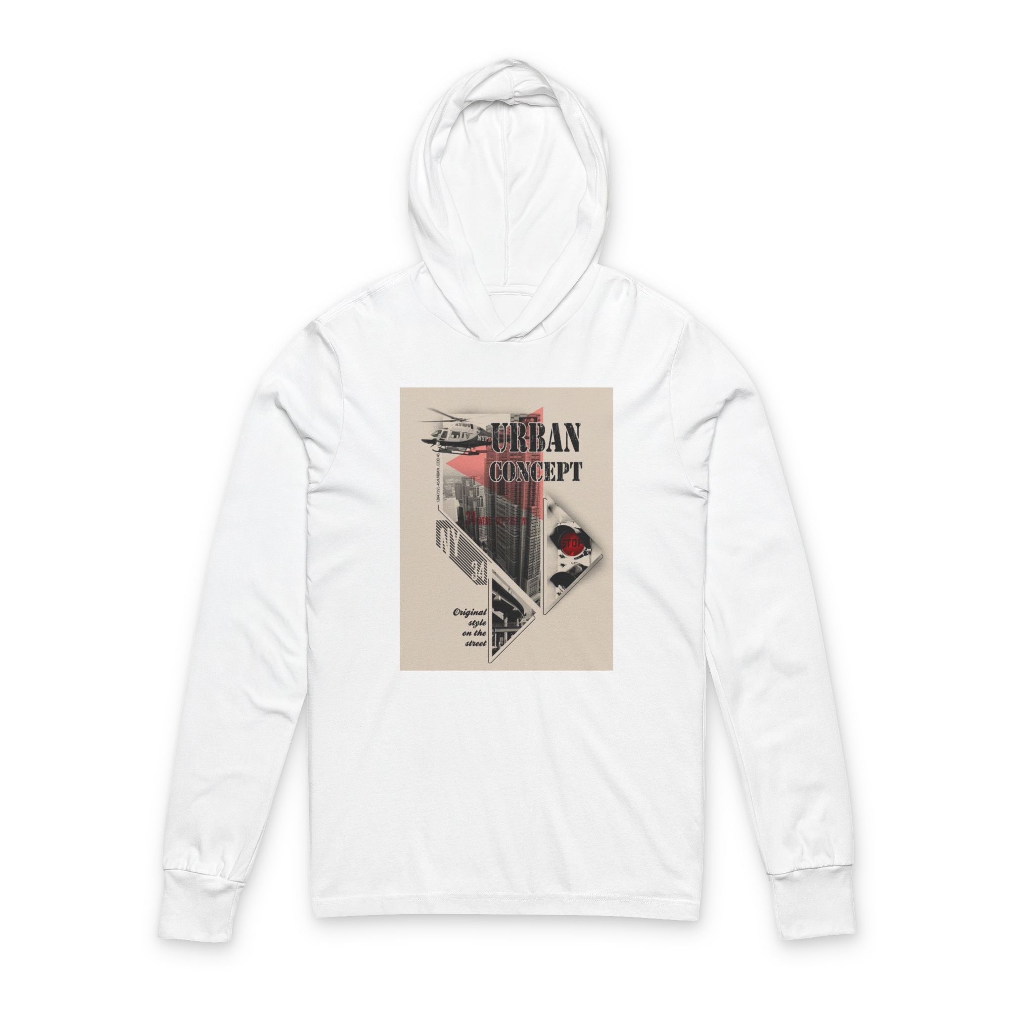 Unisex Hooded Long Sleeve Tee 17