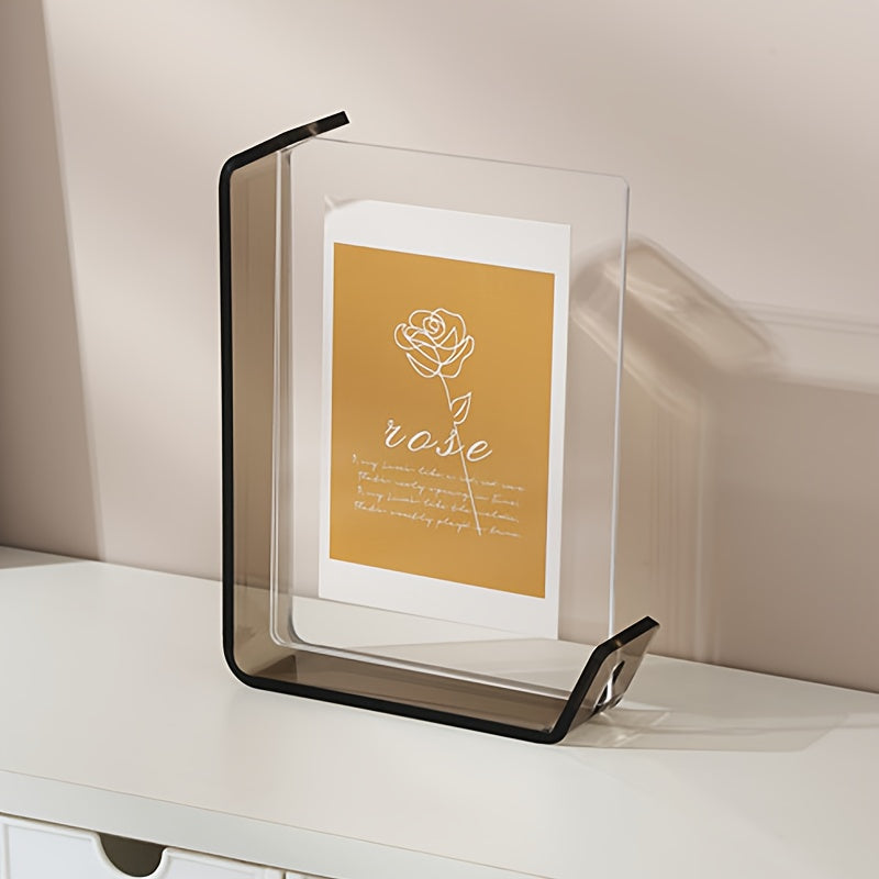 5x7 Inch Colorful Acrylic Photo Frame | Gradient Collage Picture Holder Home Decor Grey 5x7 Inch 5 82ed28c7-cff2-4d98-afc6-5ff653fa0fed FIOLKA BOUTIQUE