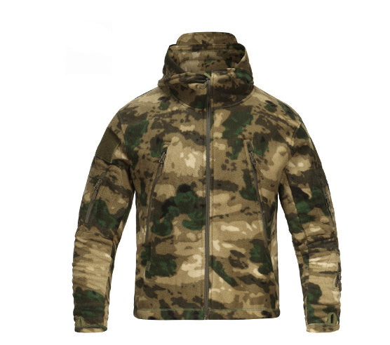 Men Military Winter Thermal Fleece Tactical Jacket