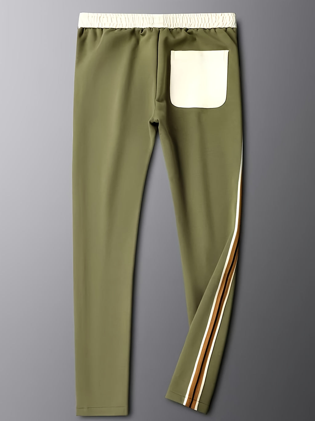 Men's Stretch Corduroy Slacks | Anti-Wrinkle Straight Leg Business Casual Linen Trousers