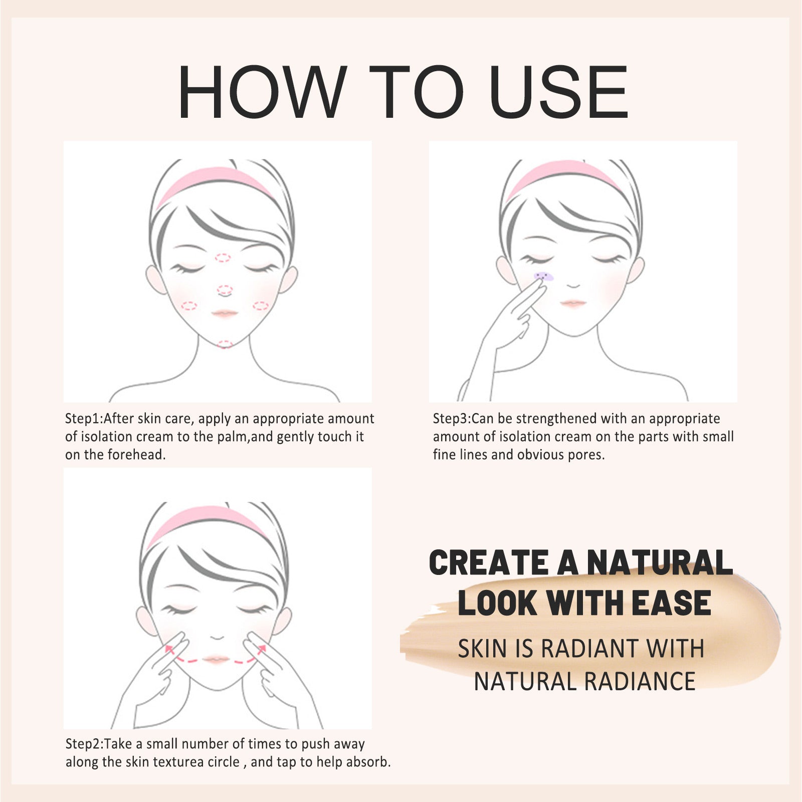 EELHOE Pre-Makeup Primer | Moisturizing Concealing Skin-Brightening Foundation Base