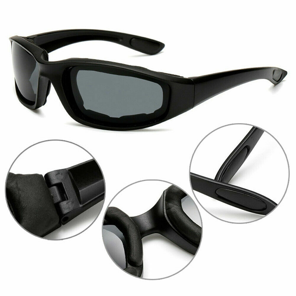 Chopper Cycling Sunglasses | UV400 Windproof Gray Lens Sports Glasses for Men