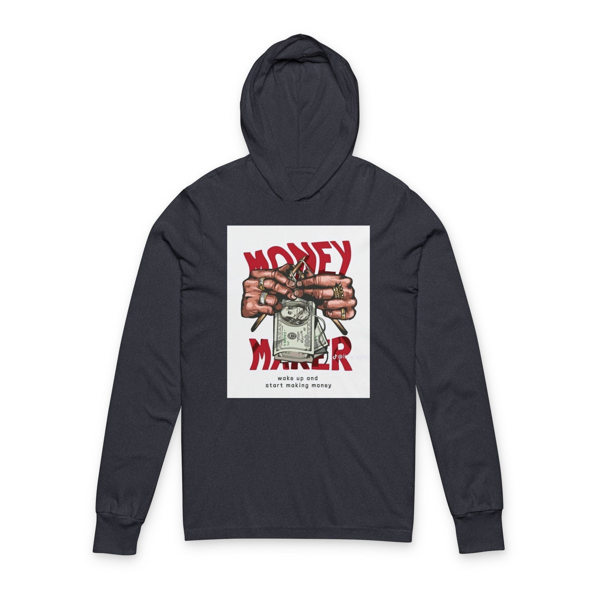 Unisex Hooded Long Sleeve Tee 10