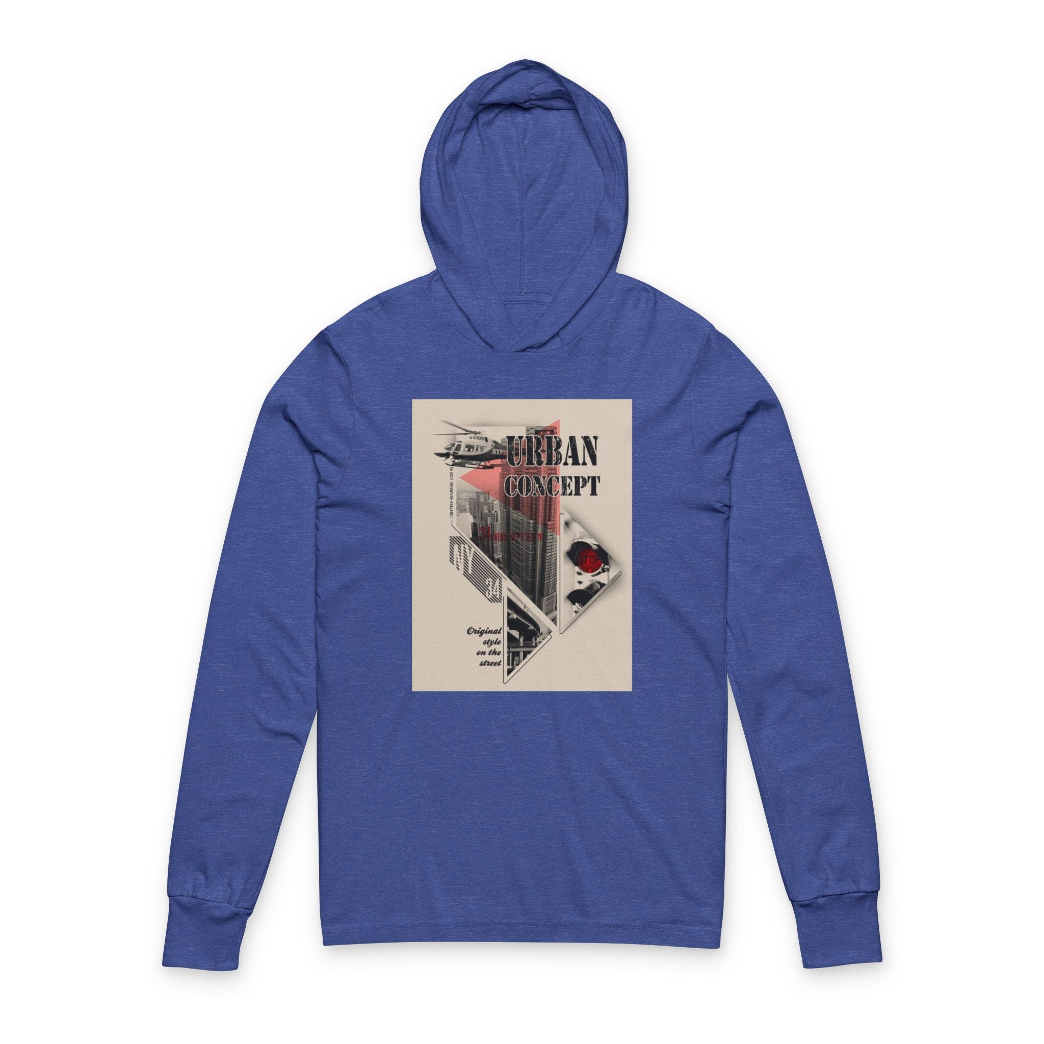 Unisex Hooded Long Sleeve Tee 17