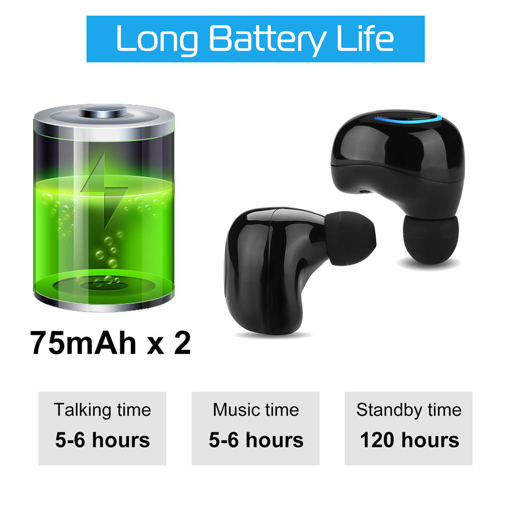 Wireless TWS Stereo Earbuds