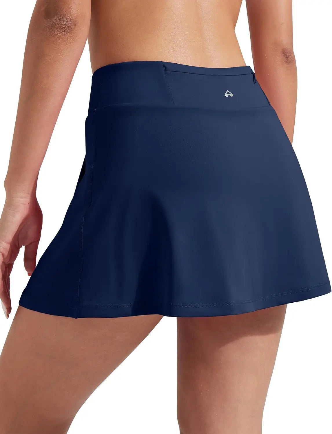 Pioneer Camp Women's 18" High Waisted Tennis Skort, Golf Skirt with Built-in Shorts and Pockets, Athletic Long Skirt for Tennis Running Workout