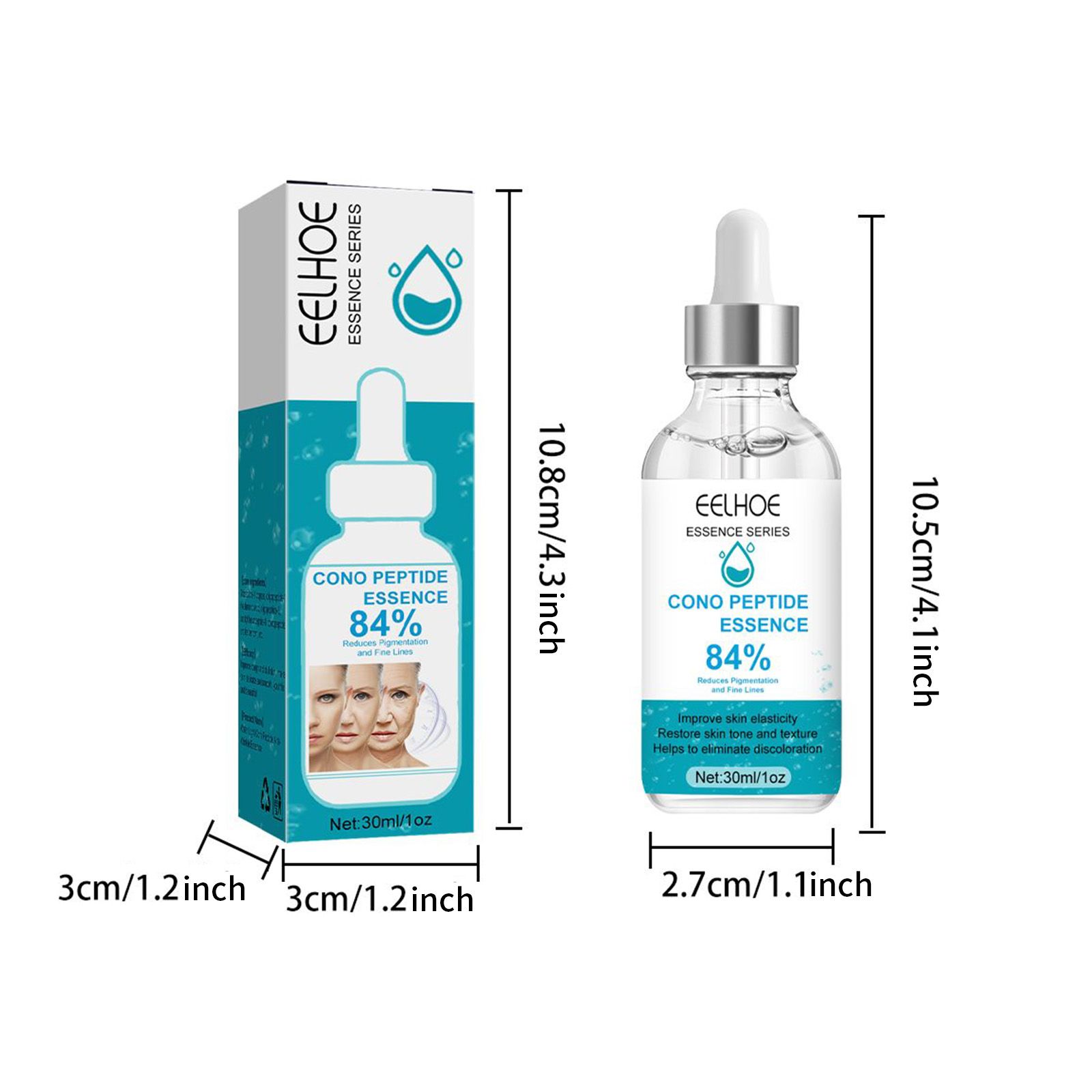 EELHOE Aquatic Peptide Anti-Wrinkle Serum | Skin Repair Eye & Mouth Area Firming