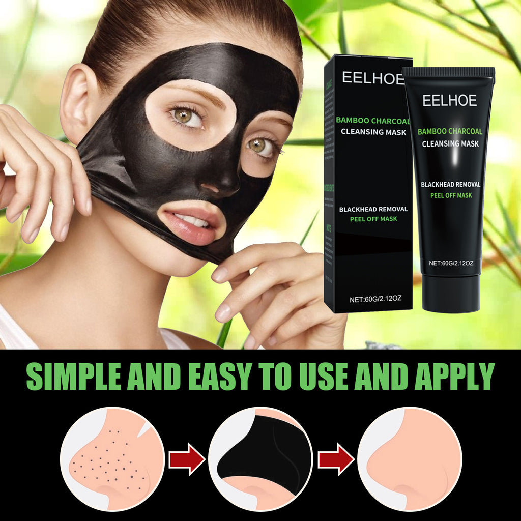 EELHOE Bamboo Charcoal Blackhead Removal Peel-Off Mask | Deep Pore Cleansing Face Mask