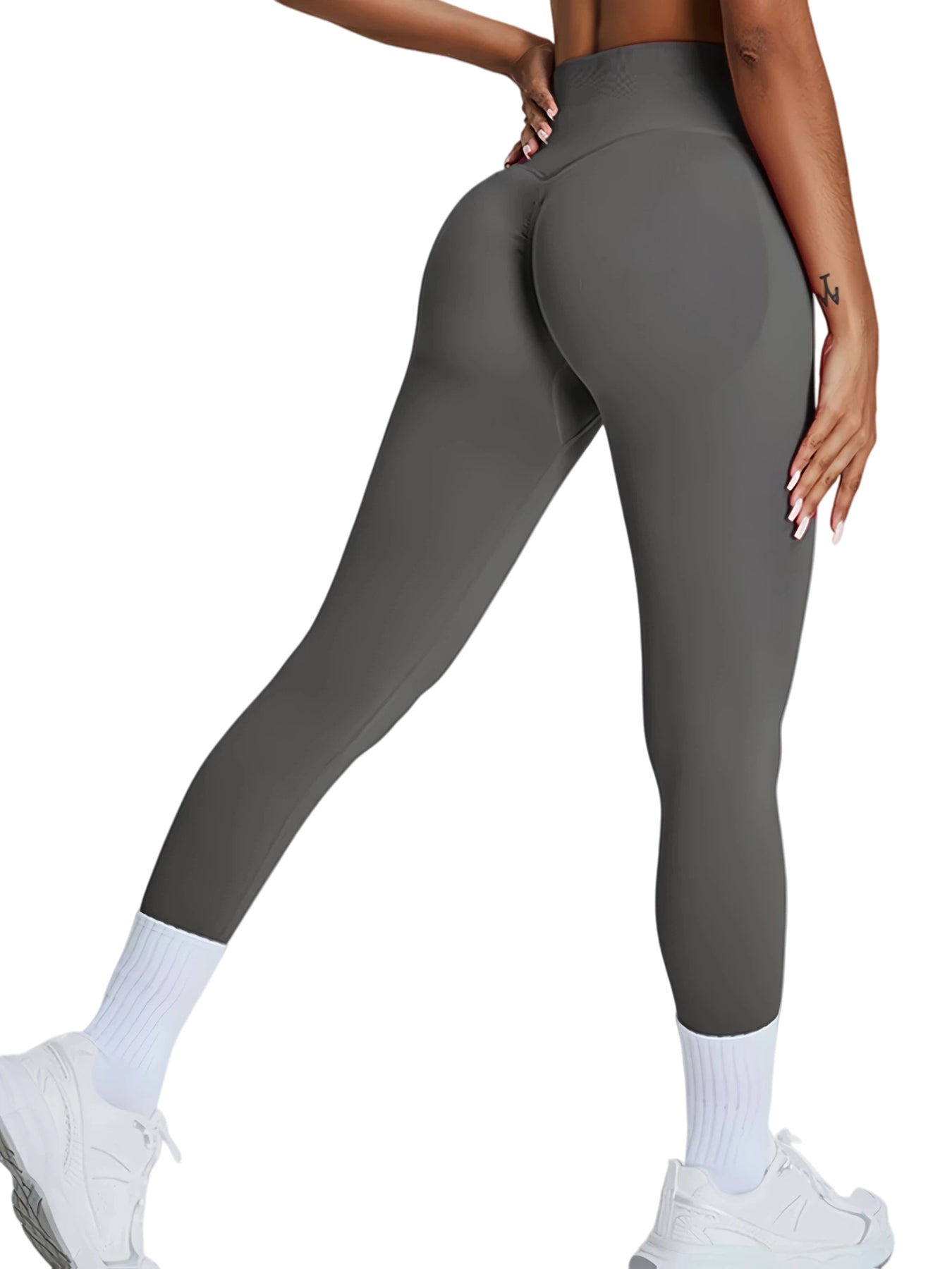 Women's High Waisted Seamless Leggings - Butt Lifting & Tummy Control Yoga Pants, Non-See Through Workout Leggings With Soft Compression, Solid Color Activewear DGY 5 ad41c2e6-81cd-4902-8279-c1489492c252 FIOLKA BOUTIQUE