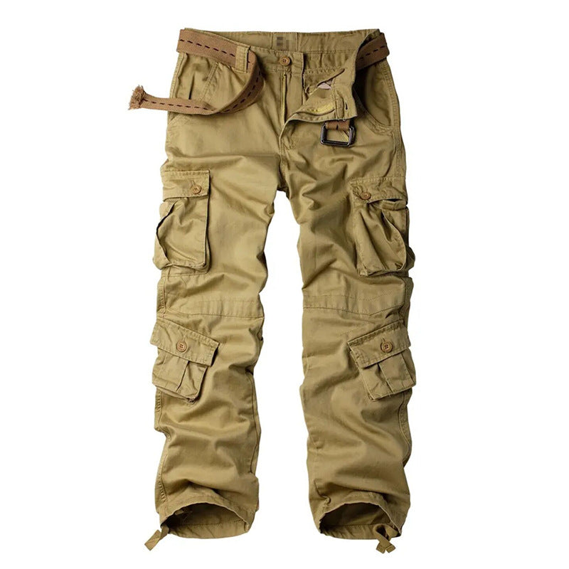 Men's Three-Dimensional Multi-Pocket Overalls | Casual Workwear Bib Pants