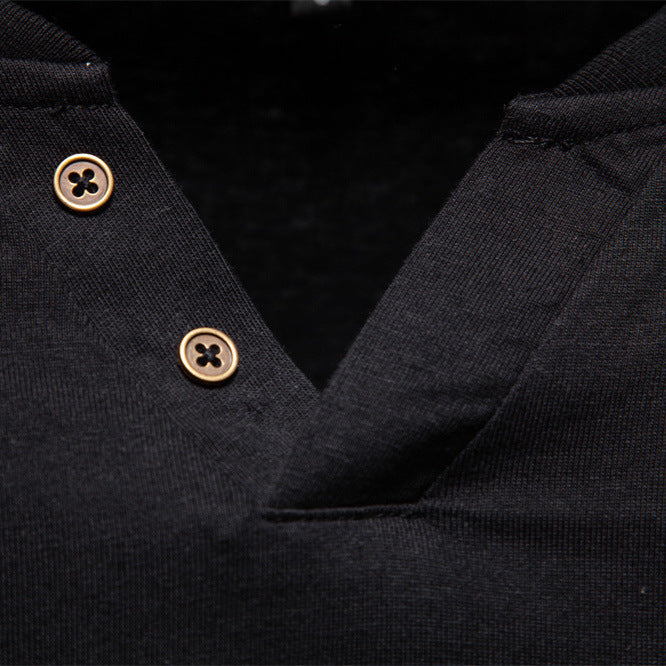 Mens V Neck Slim Fit Base Layer Shirt