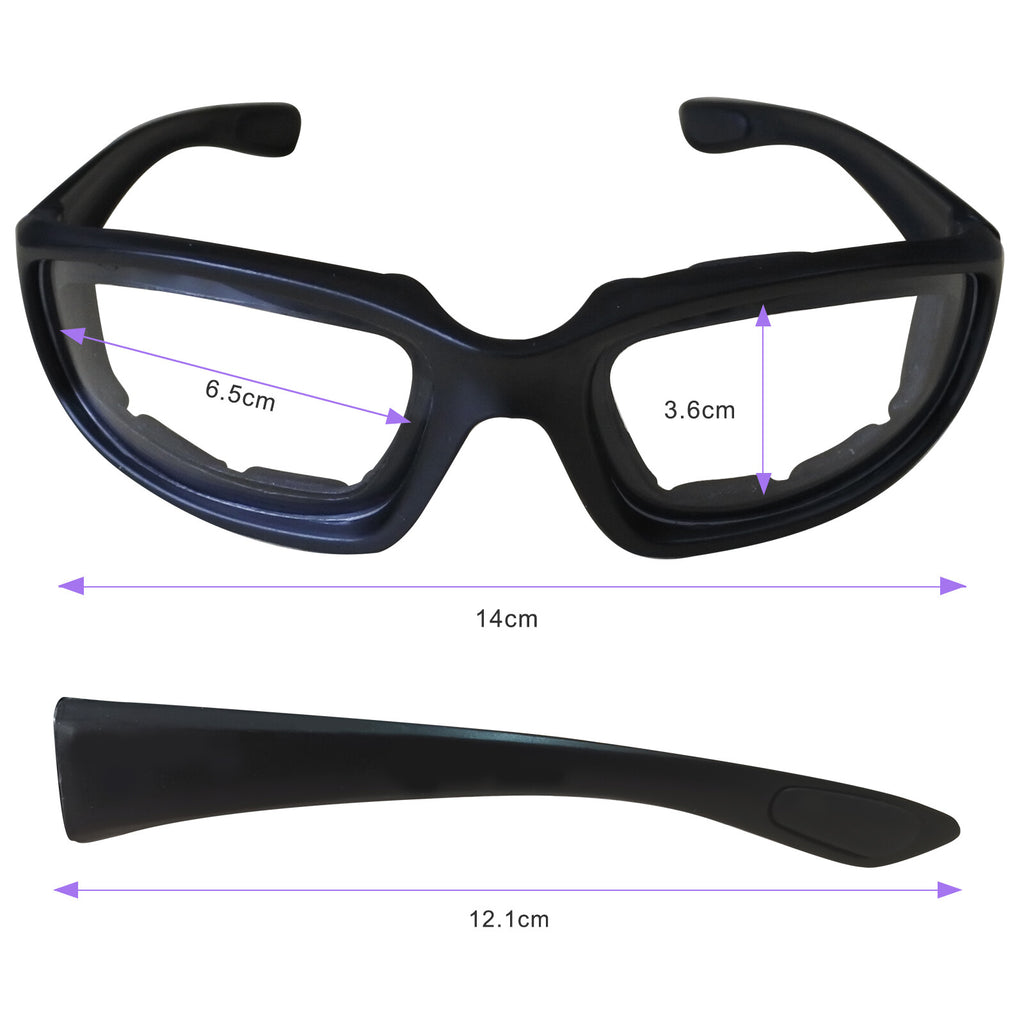 Chopper Cycling Sunglasses | UV400 Wrap Around Windproof Clear Lens Sports Glasses for Men & Women