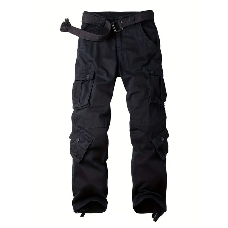 Men's Three-Dimensional Multi-Pocket Overalls | Casual Workwear Bib Pants Eight Black With Pocket 0 be1228b1-45b9-4d8e-870a-10979d83b3e3 FIOLKA BOUTIQUE