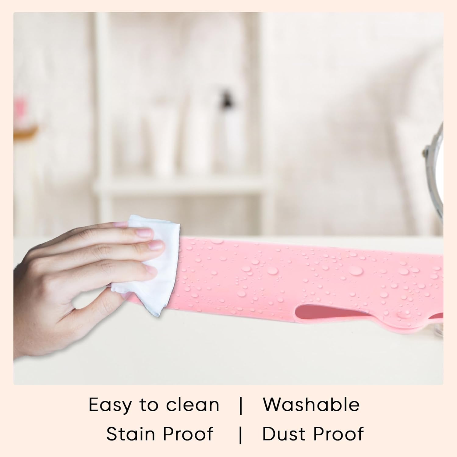 Travel Makeup Brush Holder, Beauty Blender Holder ,Silicone Make Up Brush Organizer Case With Makeup Sponge Holde,Soft & Sleek Cosmetic Pouch For Makeup Tools & Toiletry