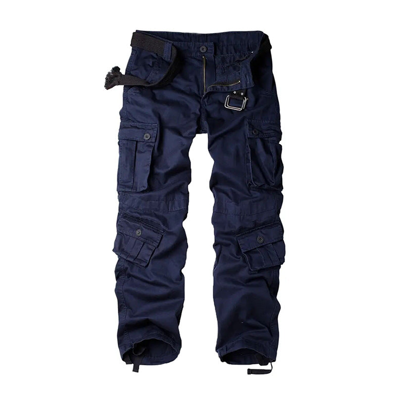 Men's Three-Dimensional Multi-Pocket Overalls | Casual Workwear Bib Pants Eight Pockets Navy Blue 0 c19a8c62-e0a2-409e-8b92-e6f4656cf5eb FIOLKA BOUTIQUE