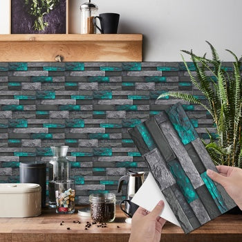 Modern Green Marble Peel & Stick Wallpaper | Removable Self-Adhesive PVC Wall Sticker