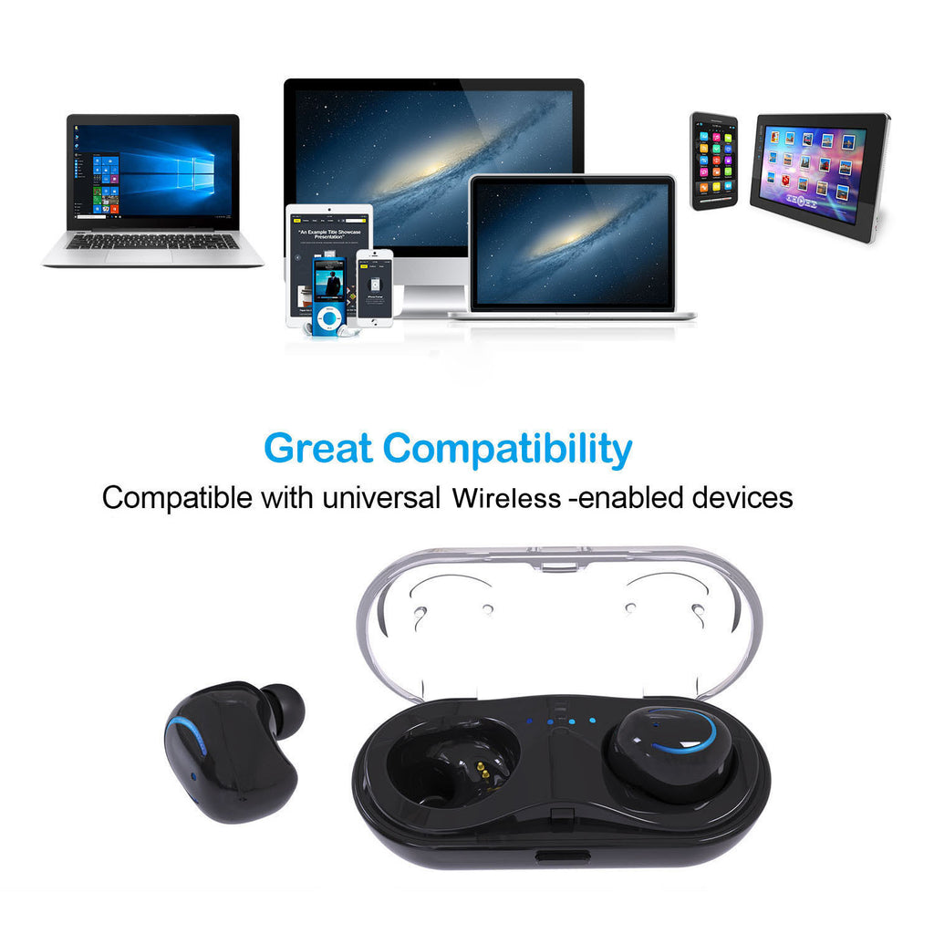Wireless TWS Stereo Earbuds