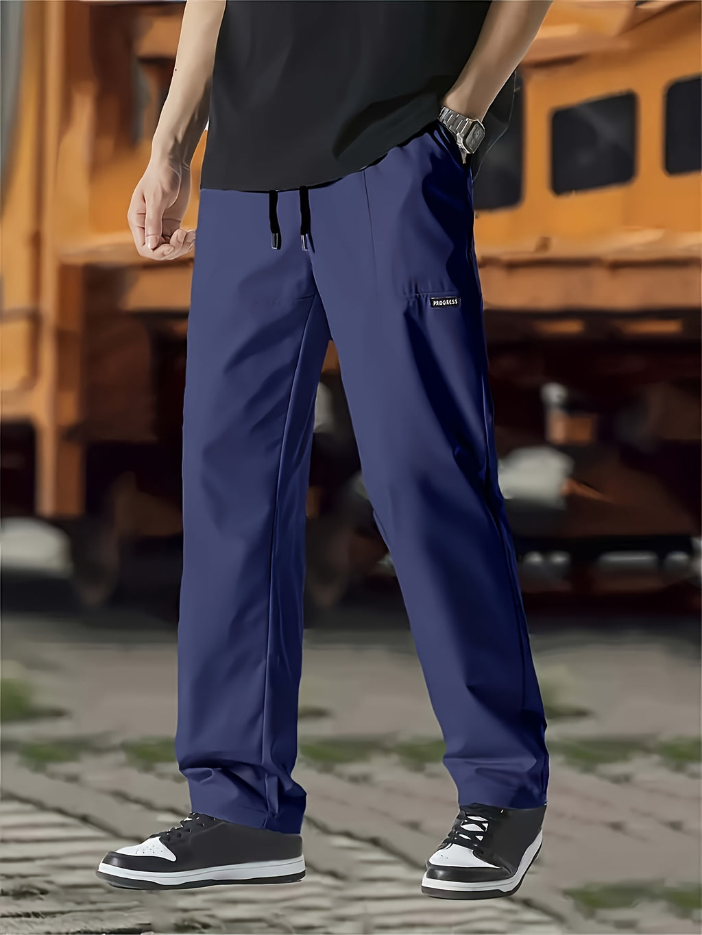 Men's Fashion Printed Ankle Pants | Trendy Cropped Casual Trousers