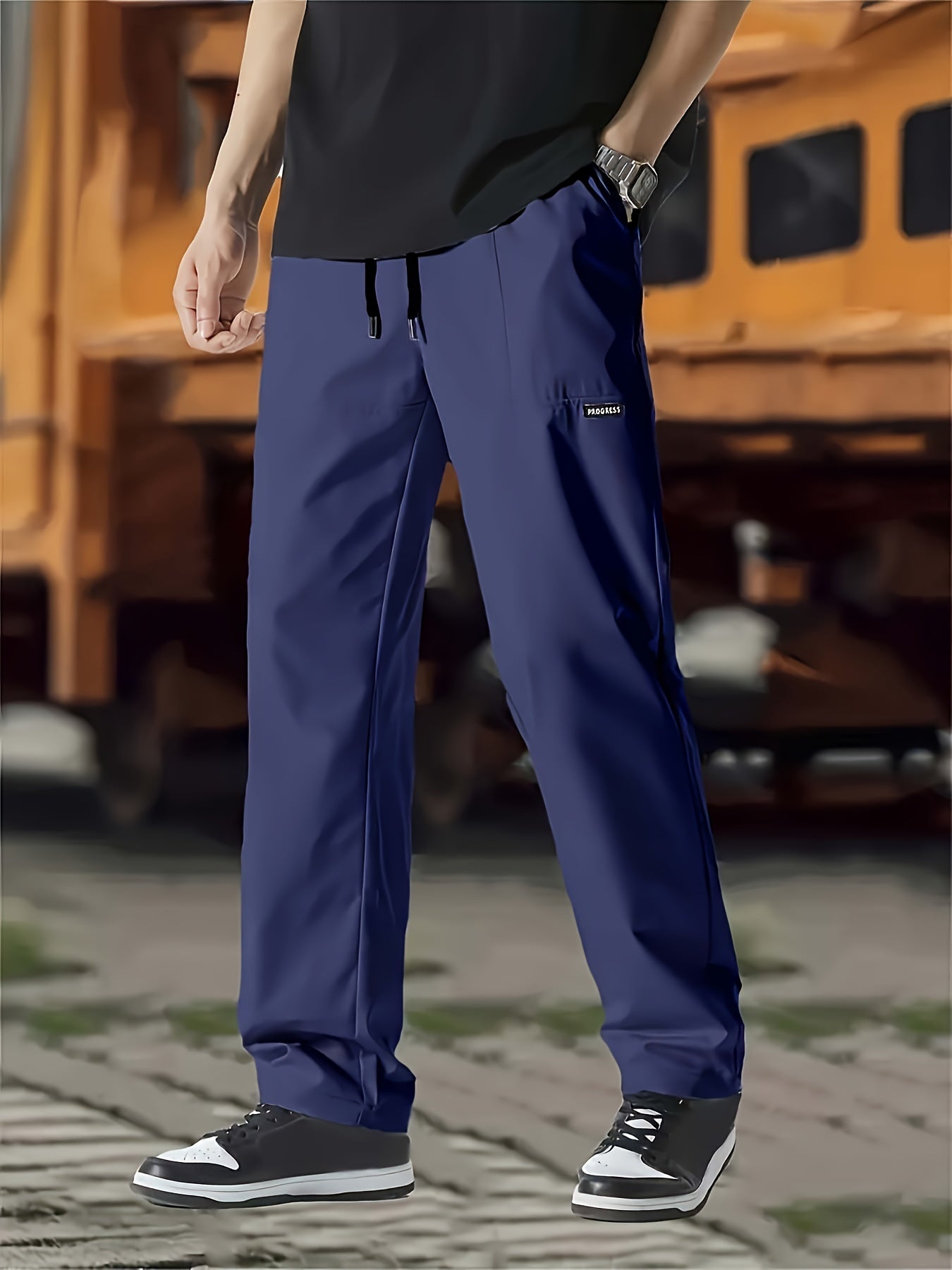 Men's Fashion Printed Ankle Pants | Trendy Cropped Casual Trousers