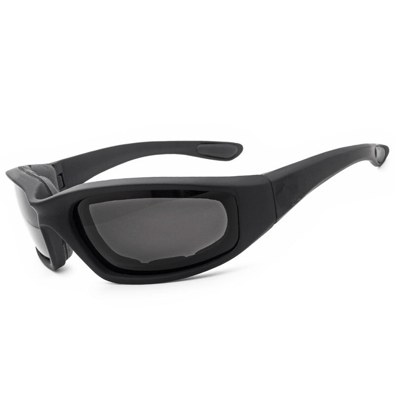 Chopper Cycling Sunglasses 3-Pack | UV400 Windproof Gray Lens Sports Glasses for Men