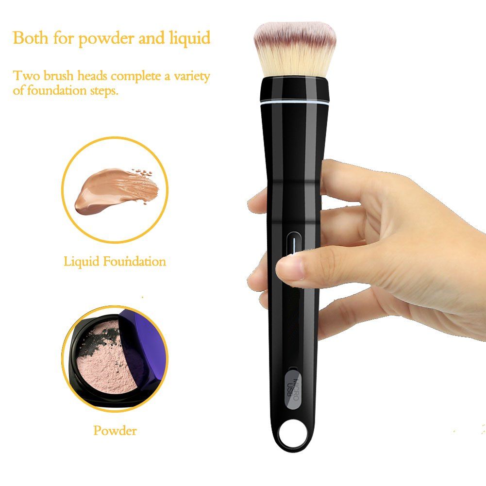 Portable Travel Electric Makeup Brush | Cosmetic Blush Powder Foundation