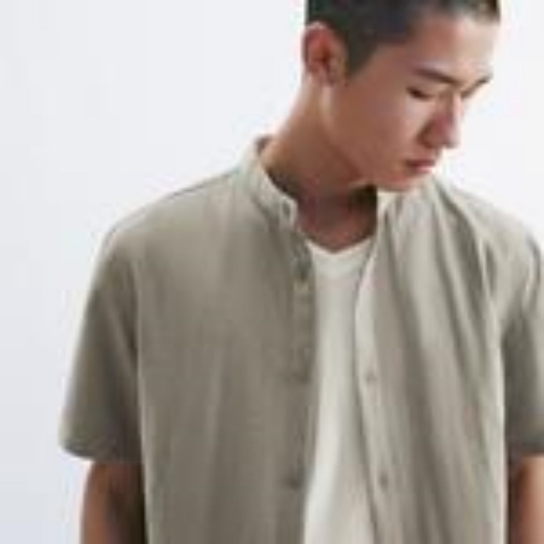 Summer Men’s Fashion Casual Tropical Printed Shirt Hawaiian Vacation Style Button Short Sleeve Cardigan