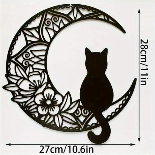 Bohemian Crescent Cat Wall Decor | Pet Theme Home Decoration & Holiday Gift 5 e590fb02-c1f7-4335-bd1a-4c6bad844bfa FIOLKA BOUTIQUE