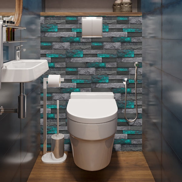 Modern Green Marble Peel & Stick Wallpaper | Removable Self-Adhesive PVC Wall Sticker