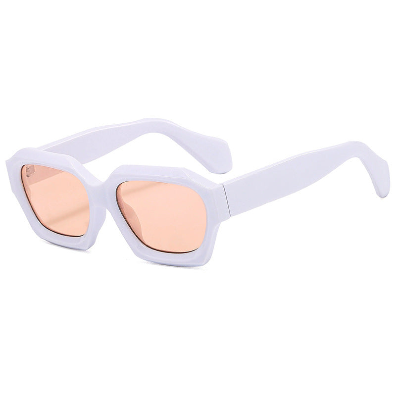 UV Protection Sunglasses for Men | Classic Outdoor Eyewear Conventional Solid White Frame Pink Lens 0 ec1edd4d-5d28-43b3-b411-836f0b6dc10c_52df9073-56f5-48e2-8e10-01360084d8ef FIOLKA BOUTIQUE