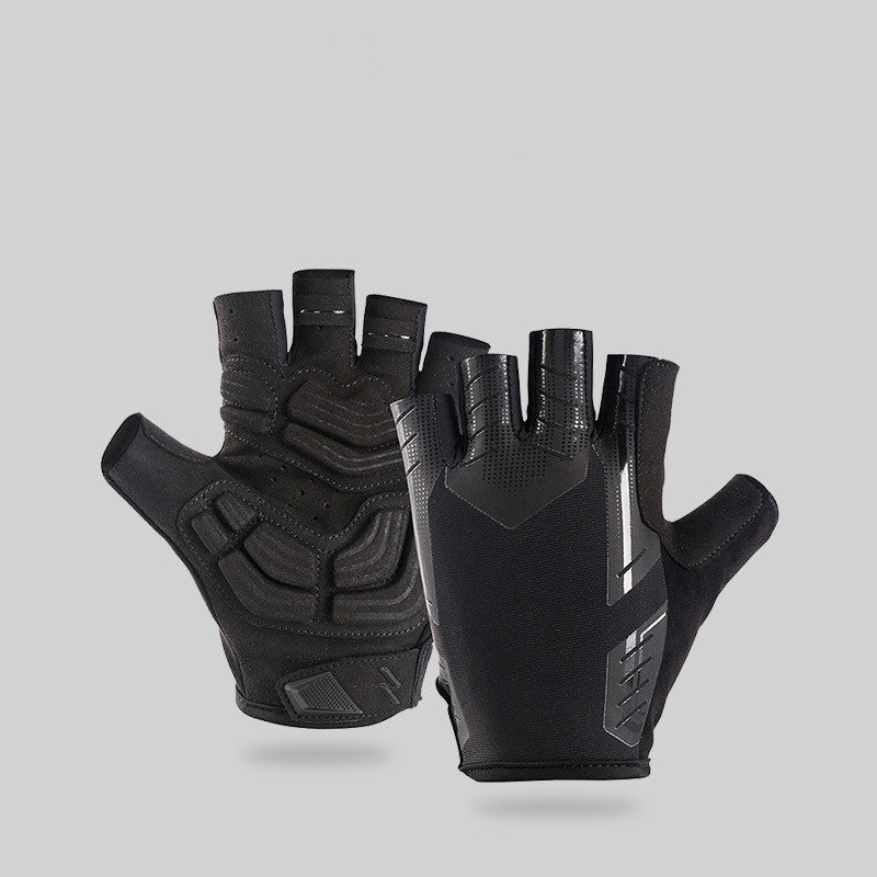 Half Finger Cycling Gloves | Shockproof Wear-Resistant Breathable Road Bike Gloves for Men & Women