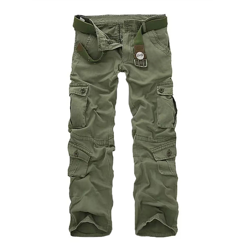 Men's Three-Dimensional Multi-Pocket Overalls | Casual Workwear Bib Pants Eight Pockets Grass Green 0 f54dcc9d-3358-497c-818f-0ec4b1b2a1cd FIOLKA BOUTIQUE