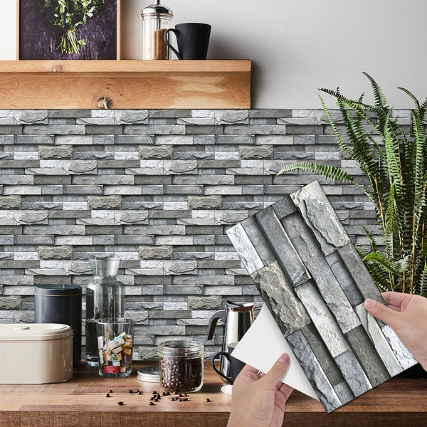 Marble Wall Stickers Self-Adhesive Wallpaper | Kitchen Bathroom Backsplash PVC Removable Decor
