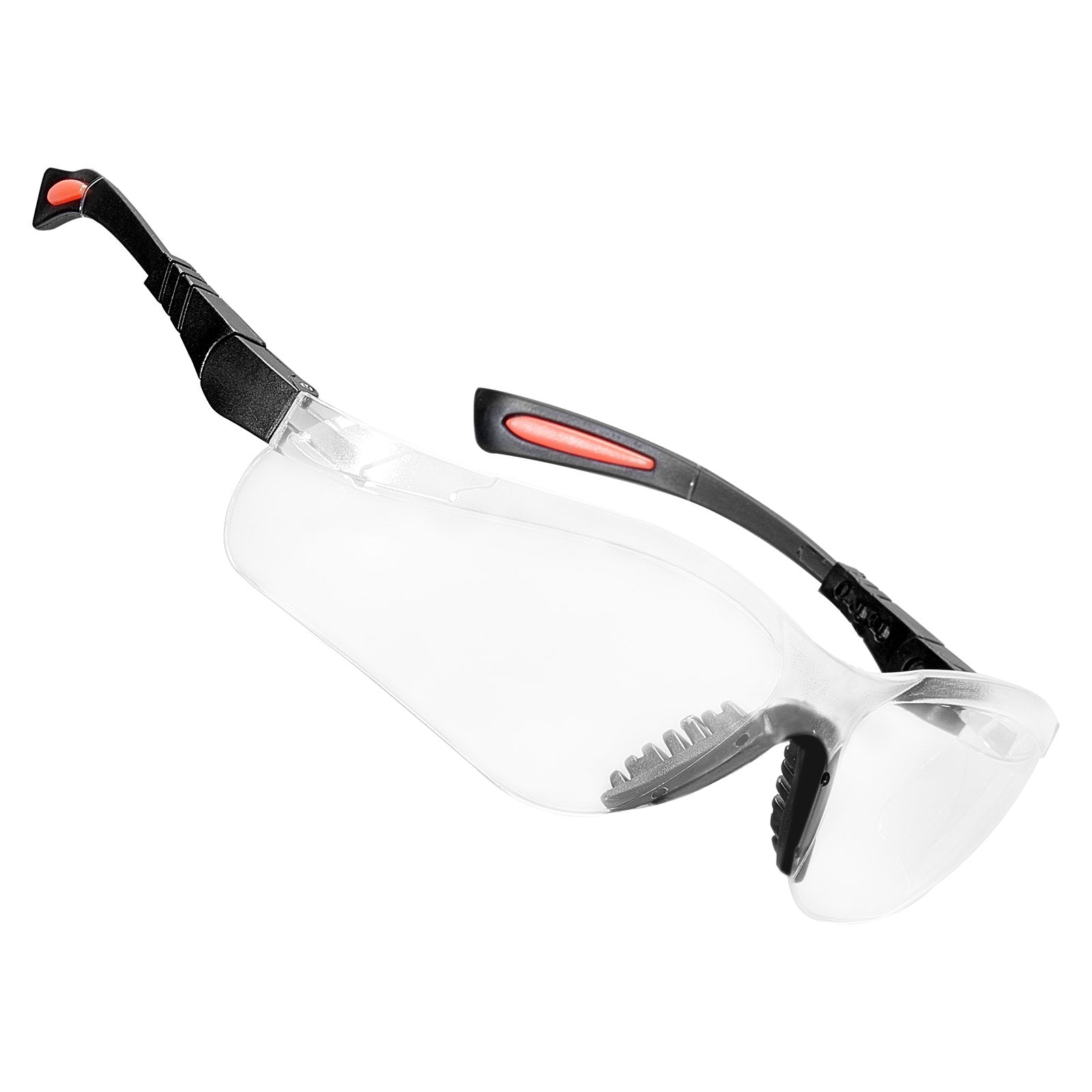 ANSI Z87.1+ Safety Glasses | Anti-Fog Scratch-Resistant Clear Lens Adjustable Protective Goggles